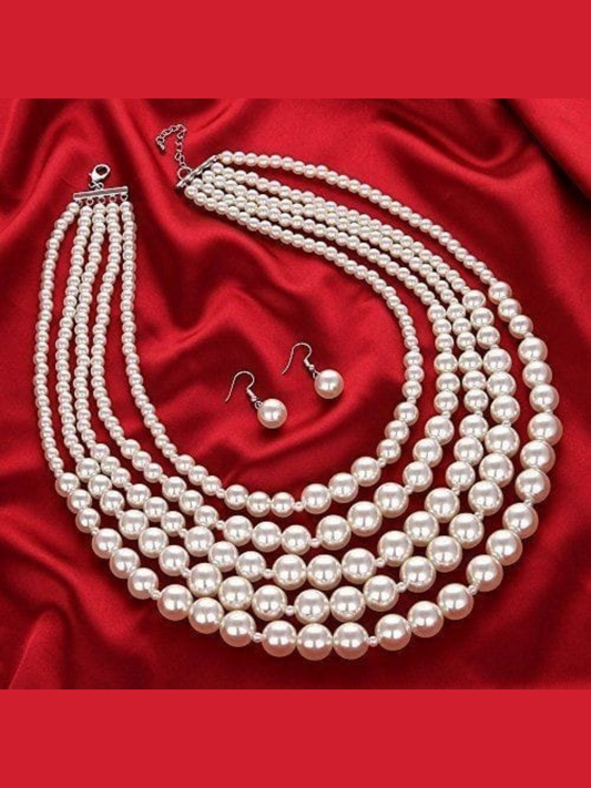 Pearl Necklace For Women(Pearl-6)