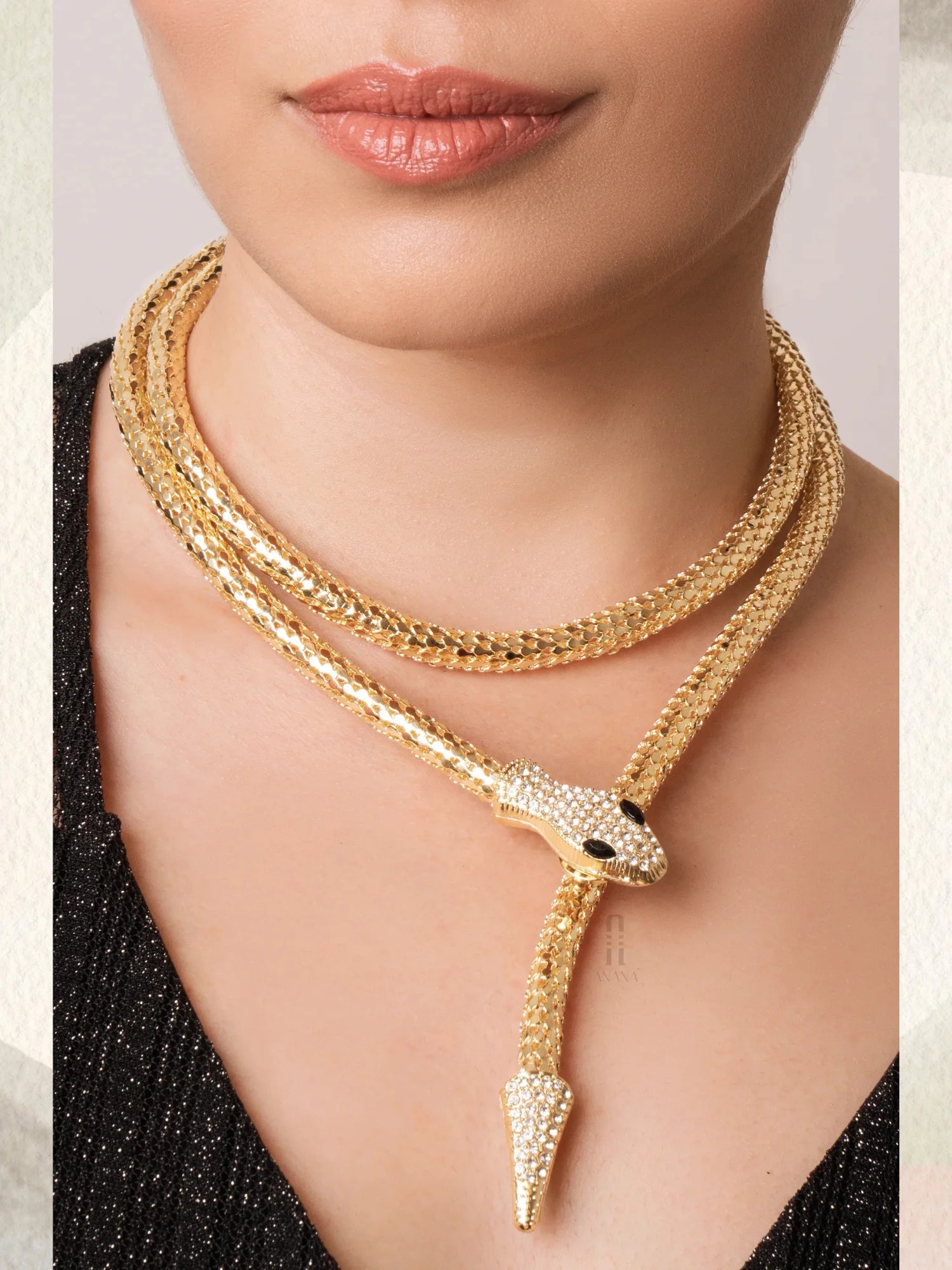 Bendable Multi-Use Bend-And-Wrap Necklace,