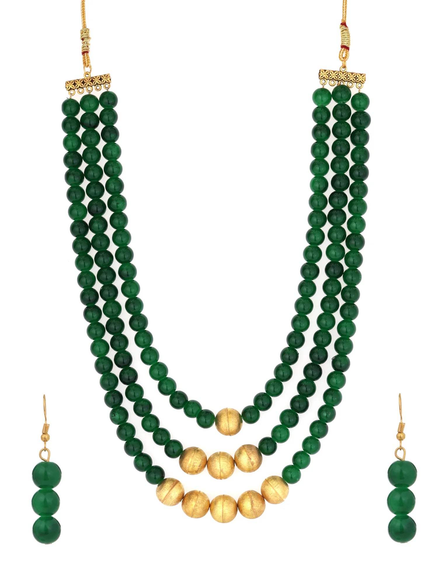 Fancy Pearl Necklace Set